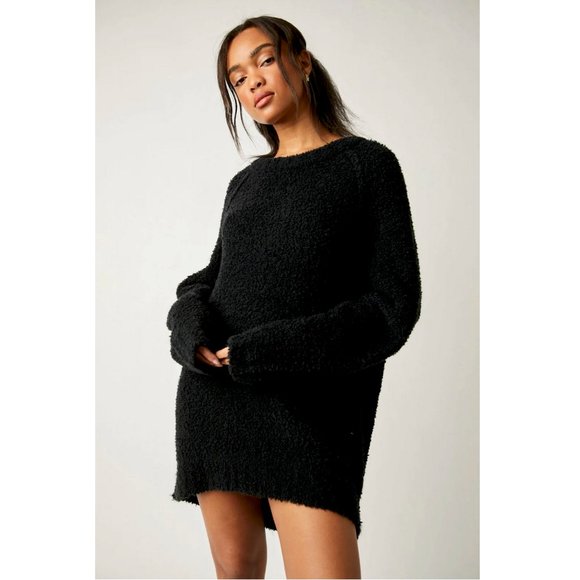 SALE!!! Free People black Teddy sweater size XS - Picture 2 of 7